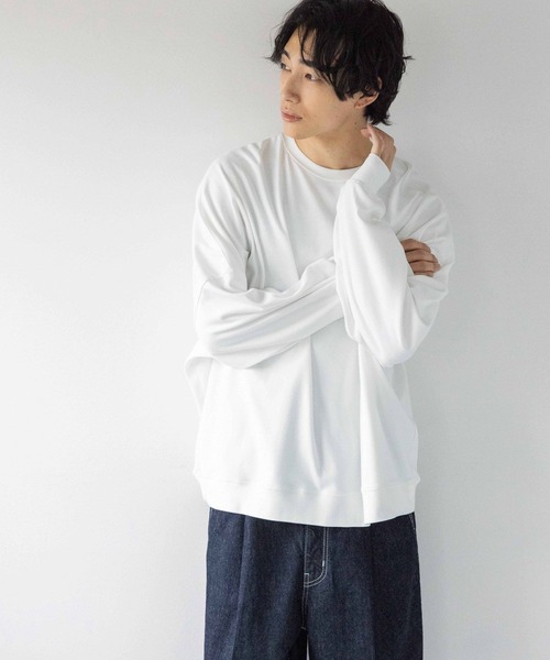 LOWRYS FARM(ローリーズファーム)の「TRPUドルマンLS 143900(Tシャツ/カットソー・メンズ・ブラック/ホワイト/カーキ/イエロー/グレー/パープル・SMALL/MEDIUM/LARGE)」の19枚目の写真