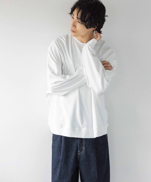 LOWRYS FARM(ローリーズファーム)の「TRPUドルマンLS 143900(Tシャツ/カットソー・メンズ・ブラック/ホワイト/カーキ/イエロー/グレー/パープル・SMALL/MEDIUM/LARGE)」の20枚目の写真