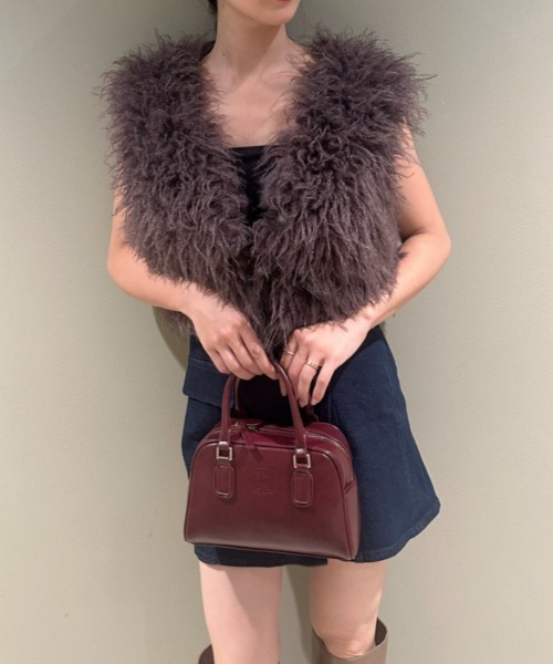 SNIDEL(スナイデル)の「ファージレ(ベスト・レディース・アイボリー/グレー/カーキ・FREE)」の3枚目の写真