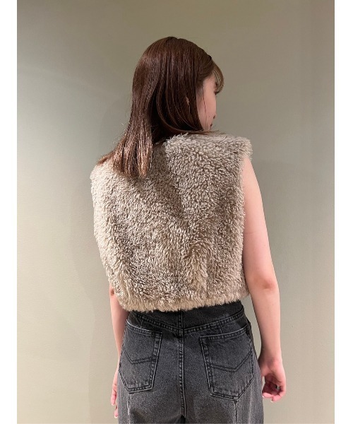 SNIDEL(スナイデル)の「ファージレ(ベスト・レディース・アイボリー/グレー/カーキ・FREE)」の19枚目の写真