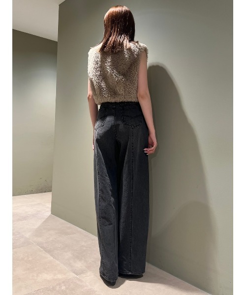 SNIDEL(スナイデル)の「ファージレ(ベスト・レディース・アイボリー/グレー/カーキ・FREE)」の17枚目の写真