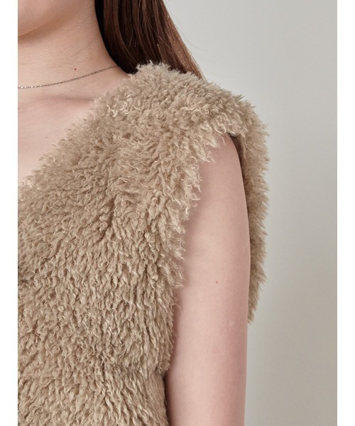 SNIDEL(スナイデル)の「ファージレ(ベスト・レディース・アイボリー/グレー/カーキ・FREE)」の12枚目の写真