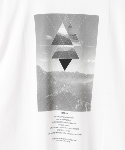 HEREIAM(ヘレイアム)の「【HEREIAM MEN】接触冷感&吸水速乾/SPIRITS TEE(Tシャツ/カットソー・メンズ・ホワイト/バイオレット/ブラック・LARGE/MEDIUM)」の9枚目の写真