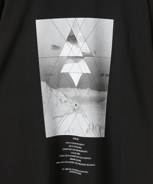 HEREIAM(ヘレイアム)の「【HEREIAM MEN】接触冷感&吸水速乾/SPIRITS TEE(Tシャツ/カットソー・メンズ・ホワイト/バイオレット/ブラック・LARGE/MEDIUM)」の5枚目の写真