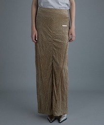 PRANK PROJECT | 【24AUTUMN PRE ORDER】オープンファスナーベロアスカート / Open Fastener Velvet Skirt(スカート)