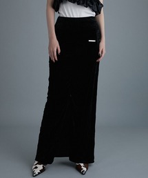 PRANK PROJECT | 【24AUTUMN PRE ORDER】オープンファスナーベロアスカート / Open Fastener Velvet Skirt(スカート)