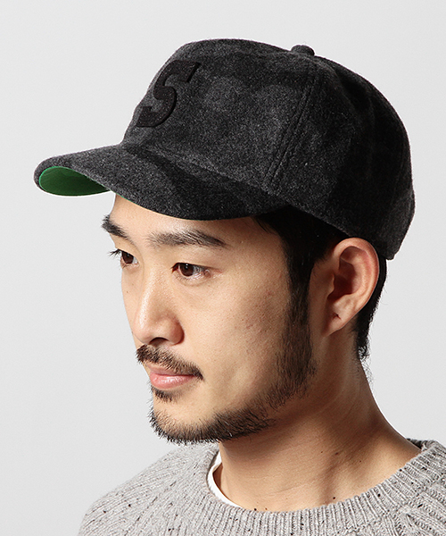 BEAMS（ビームス）の「◆BEAMS / メルトン 6パネル ベースボール キャップ（キャップ・メンズ・グレー/ワイン/ネイビー/その他1・ONE SIZE）」の4枚目の写真