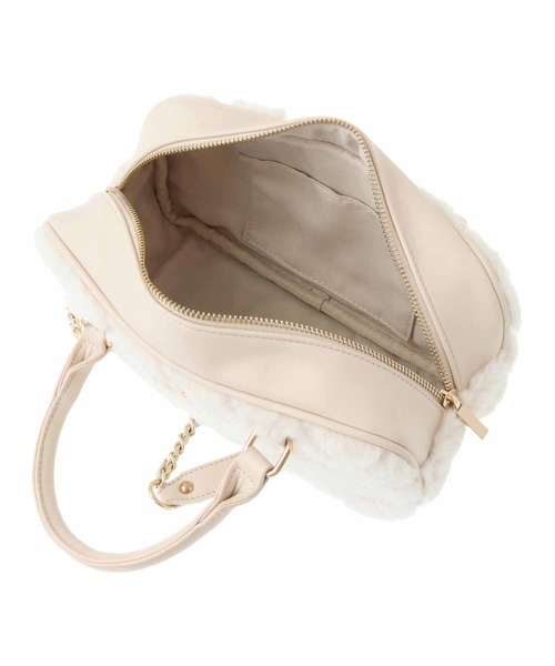 31 Sons de mode（トランテアン　ソン　ドゥ　モード）の「キルティングボストンバッグ（ボストンバッグ・レディース・ブラック/ベージュ・フリー）」の18枚目の写真