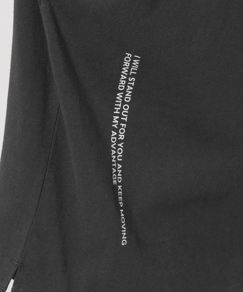 niko and...（ニコアンド）の「アソートプリントフレンチTシャツ（Tシャツ/カットソー・レディース・ブルー/オレンジ/ナチュラル/チャコール・FREE）」の10枚目の写真