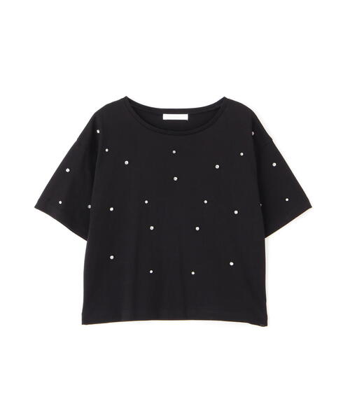 PROPORTION BODY DRESSING(プロポーションボディドレッシング)の「ストーンTシャツ / 1214260501(Tシャツ/カットソー・レディース・ブラック/ブラック系その他/ホワイト・FREE)」の8枚目の写真