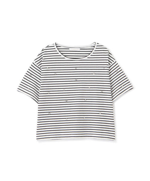 PROPORTION BODY DRESSING(プロポーションボディドレッシング)の「ストーンTシャツ / 1214260501(Tシャツ/カットソー・レディース・ブラック/ブラック系その他/ホワイト・FREE)」の21枚目の写真
