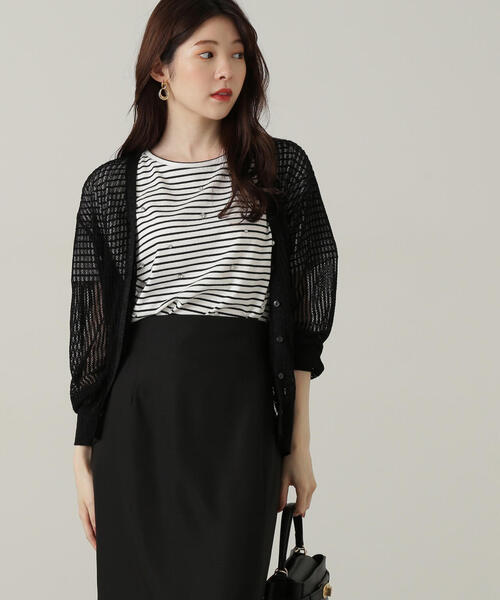 PROPORTION BODY DRESSING(プロポーションボディドレッシング)の「ストーンTシャツ / 1214260501(Tシャツ/カットソー・レディース・ブラック/ブラック系その他/ホワイト・FREE)」の15枚目の写真