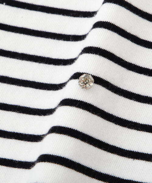 PROPORTION BODY DRESSING(プロポーションボディドレッシング)の「ストーンTシャツ / 1214260501(Tシャツ/カットソー・レディース・ブラック/ブラック系その他/ホワイト・FREE)」の13枚目の写真