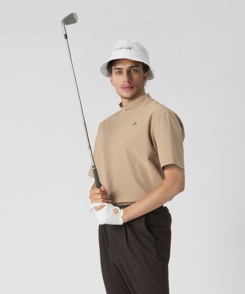 UNITED ARROWS GOLF モックネック Lサイズ ベージュ UNITED ARROWS GOLF（ユナイテッドアローズゴルフ）の「メンズ