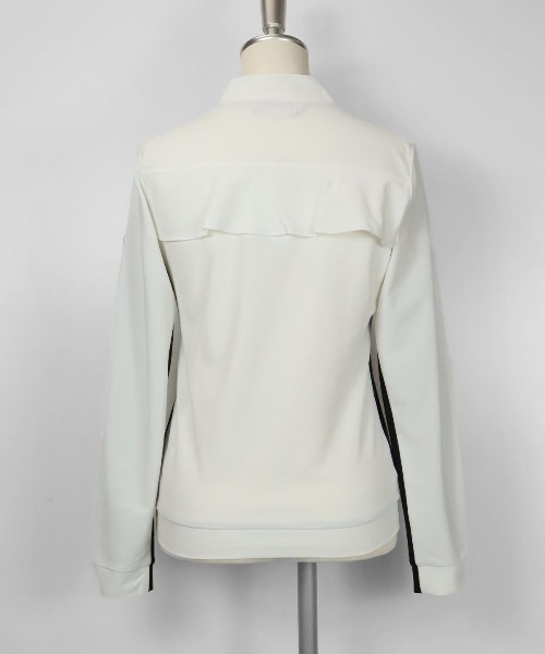 archivio(アルチビオ)の「<LADIES>バックフリル速乾ハイネックプルオーバー【2024年秋冬】(Tシャツ/カットソー・レディース・ホワイト/ブラック・S/M/L)」の6枚目の写真