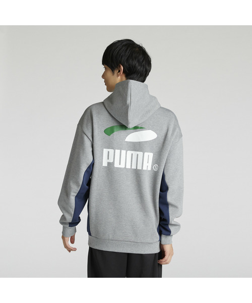 PUMA(プーマ)の「PUMA プーマ メンズ スケートボード PUMAS フーディー(パーカー・メンズ・ブラック/ヘザーグレー・X-SMALL/X-LARGE/SMALL/XX-LARGE/MEDIUM/LARGE)」の7枚目の写真