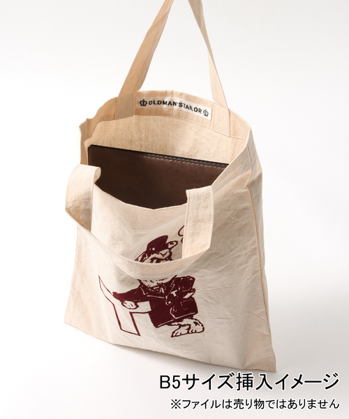 R&D.M.Co/オールドマンズテイラー】 TEDDY PRINT MINI TOTE BAG トート