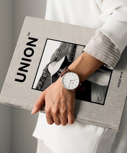 Daniel Wellington（ダニエルウェリントン）の「【Daniel Wellington】クラシック ブリストル 腕時計 レザーベルト 40mm DW00600023（アナログ腕時計・レディース・ブラック/ダークブラウン/ブラウン・FREE）」の3枚目の写真