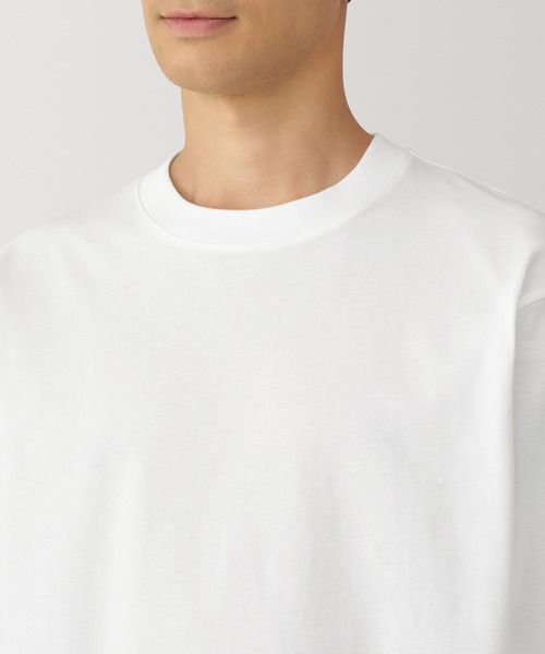 無印良品(ムジルシリョウヒン)の「紳士 起毛クルーネック長袖Tシャツ(Tシャツ/カットソー・メンズ・カーキ/ブラック/オレンジ系/ホワイト/ネイビー/ブルー系・XL/L/M/S)」の10枚目の写真