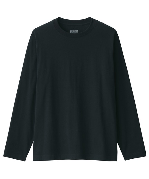 無印良品(ムジルシリョウヒン)の「紳士 起毛クルーネック長袖Tシャツ(Tシャツ/カットソー・メンズ・カーキ/ブラック/オレンジ系/ホワイト/ネイビー/ブルー系・XL/L/M/S)」の17枚目の写真