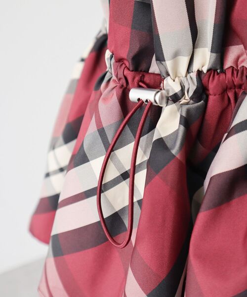 Sugar spoon(シュガースプーン)の「・SUGARSPOONチェックドロストティアードスカート(スカート・レディース・ブルー/ボルドー・FREE)」の10枚目の写真