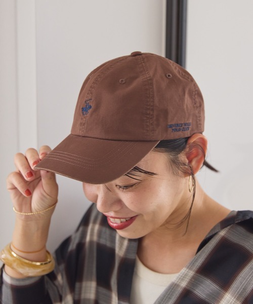 AMERICAN HOLIC（アメリカンホリック）の「ツイル刺繍CAP/B.H　POLO　CLUB（キャップ・レディース・インディゴブルー/ブラウン/ベージュ・M）」の11枚目の写真