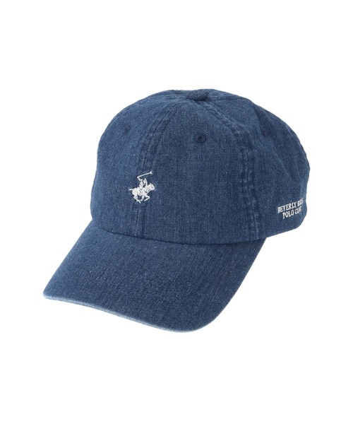 AMERICAN HOLIC（アメリカンホリック）の「ツイル刺繍CAP/B.H　POLO　CLUB（キャップ・レディース・インディゴブルー/ブラウン/ベージュ・M）」の6枚目の写真
