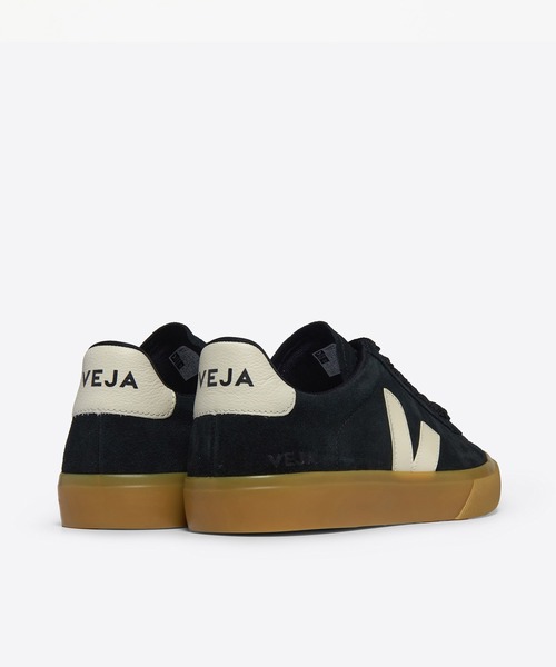 ★VEJA★ ブラック Campo Bold スエード スニーカー Womens Veja Campo Bold Sneakers In Black | Soletrader