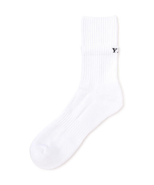 ROSTER SOX(ロスターソックス)の「ROSTER SOX/ロスターソックス/YES NO SOX(ソックス/靴下・メンズ・ホワイト/ブラック・1/2)」の1枚目の写真