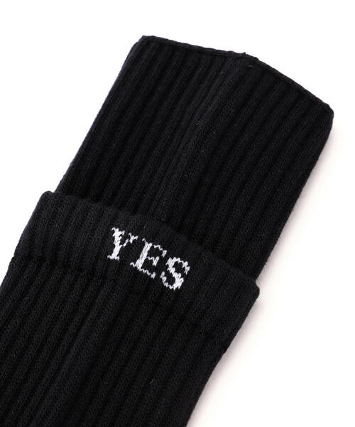 ROSTER SOX(ロスターソックス)の「ROSTER SOX/ロスターソックス/YES NO SOX(ソックス/靴下・メンズ・ホワイト/ブラック・1/2)」の7枚目の写真