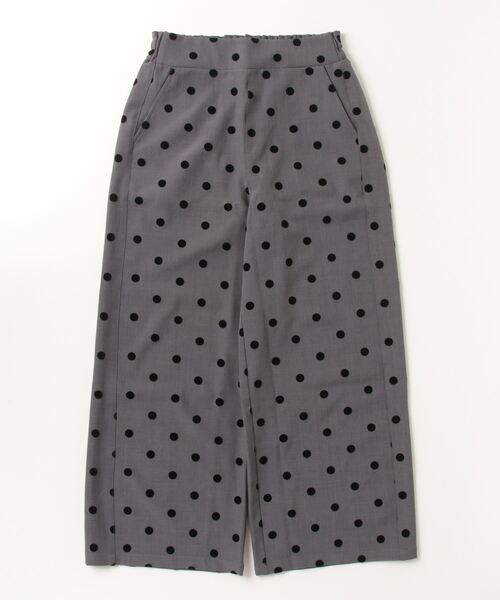 【セール】フロッキードットパンツ（その他パンツ）｜JETSET SOLO PLUS （ジェットセットソロプラス）