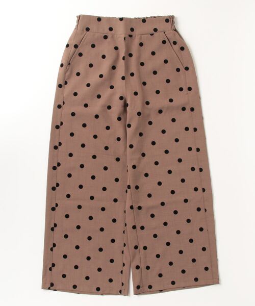 【セール】フロッキードットパンツ（その他パンツ）｜JETSET SOLO PLUS （ジェットセットソロプラス）