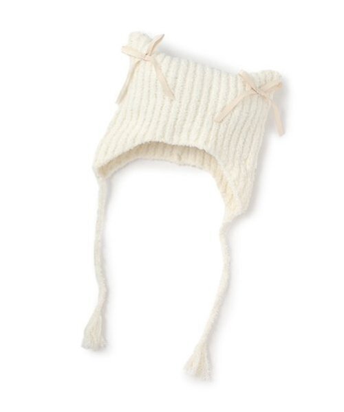 petit main（プティマイン）の「猫耳リボンニットキャップ（ニットキャップ/ビーニー・キッズ・アイボリー/ライトブルー/ブラック・50cm/52cm/54cm）」の12枚目の写真