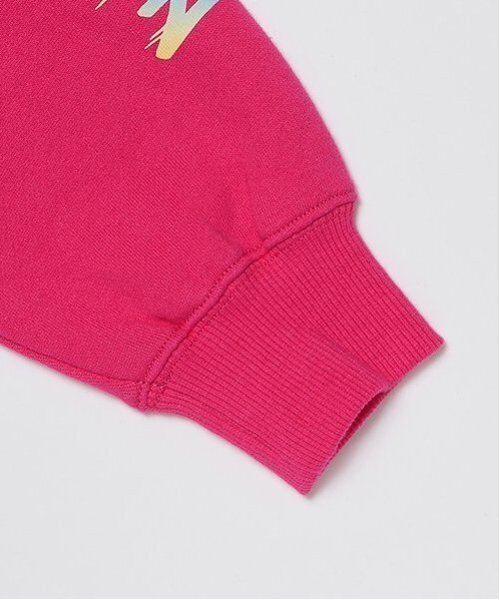 X-girl Stages（エックスガールステージス）の「MIXロゴトレーナー（スウェット・キッズ・オフホワイト/ブラック/ピンク・80ｃｍ/90cm/100cm/110cm/120cm/130cm/140cm）」の14枚目の写真