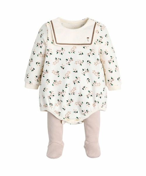 moimoln（モイモルン）の「【2点セット】ルナロンパース＆レギンス（ロンパース・キッズ・ベージュ・70cm/80ｃｍ）」の2枚目の写真