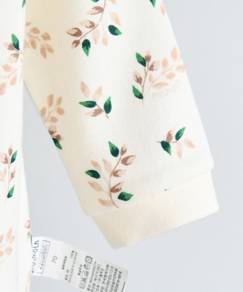 moimoln（モイモルン）の「【2点セット】ルナロンパース＆レギンス（ロンパース・キッズ・ベージュ・70cm/80ｃｍ）」の4枚目の写真