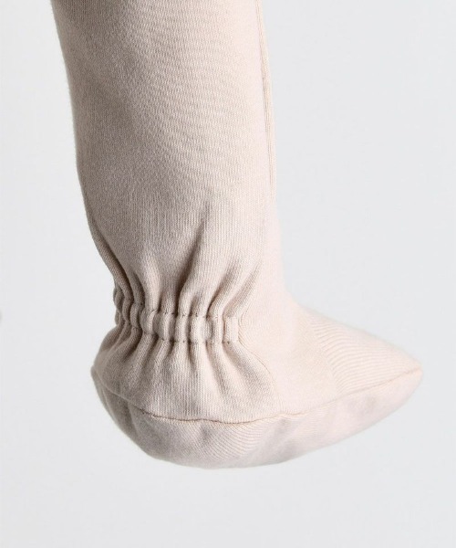 moimoln（モイモルン）の「【2点セット】ルナロンパース＆レギンス（ロンパース・キッズ・ベージュ・70cm/80ｃｍ）」の6枚目の写真