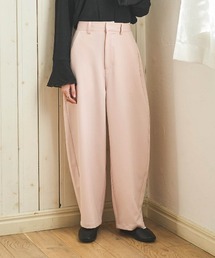 【5サイズ展開】美シルエットカーブパンツ