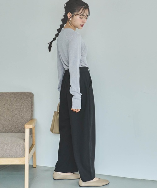 セール】【5サイズ展開】美シルエットカーブパンツ（その他