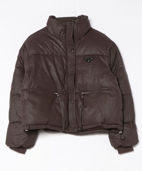 【セール】ワンポイント スタンドカラー エコダウンジャケット（ダウンジャケット/コート）｜Ritzy（リッツィー）