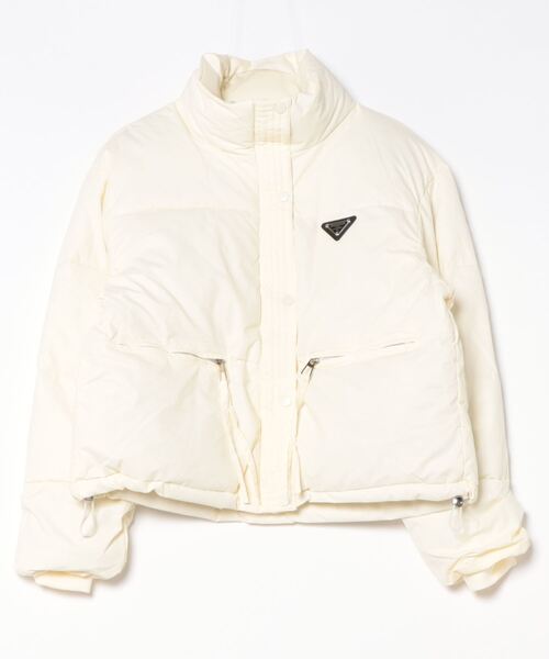 【セール】ワンポイント スタンドカラー エコダウンジャケット（ダウンジャケット/コート）｜Ritzy（リッツィー）