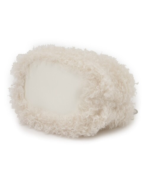 OPAQUE.CLIP（オペークドットクリップ）の「◆【2WAY】ラム風フェイクファーミニショルダーバッグ（ショルダーバッグ・レディース・ブラウン系/チャコールグレー/オフホワイト・00）」の16枚目の写真