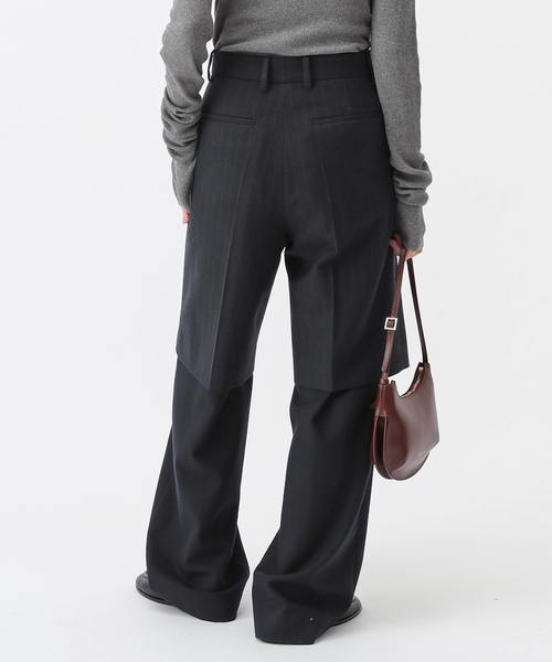 AP STUDIO（エーピーストゥディオ）の「【TONYWACK/トニーワック】レイヤードパンツ（その他パンツ・レディース・ネイビー・38/36）」の3枚目の写真