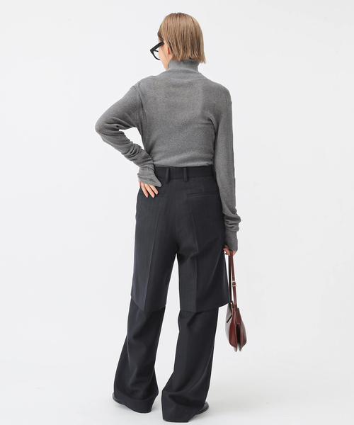 AP STUDIO（エーピーストゥディオ）の「【TONYWACK/トニーワック】レイヤードパンツ（その他パンツ・レディース・ネイビー・38/36）」の6枚目の写真