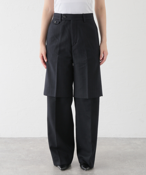 AP STUDIO（エーピーストゥディオ）の「【TONYWACK/トニーワック】レイヤードパンツ（その他パンツ・レディース・ネイビー・38/36）」の8枚目の写真