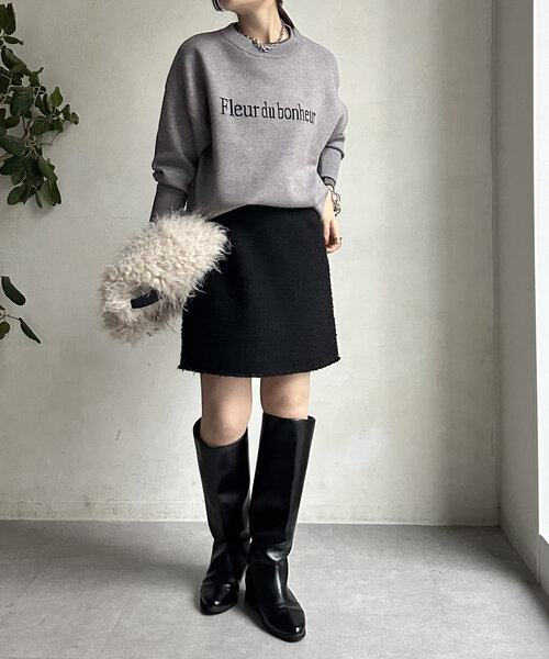 WEB限定】ロゴニット（ニット/セーター）｜DouDou（ドゥドゥ）の