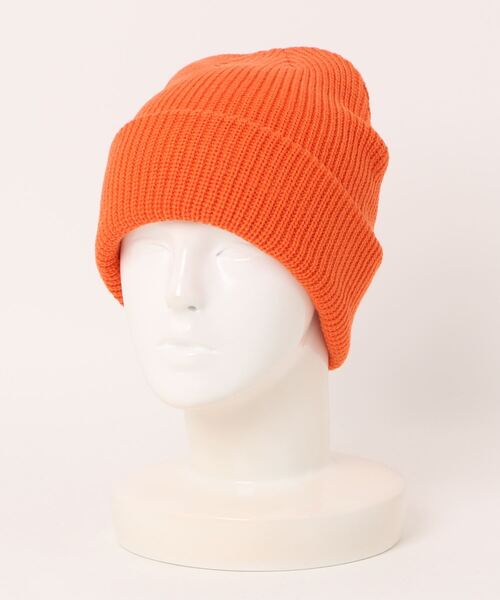 SPINNS（スピンズ）の「シンプルニットキャップ　ニット帽（ニットキャップ/ビーニー・メンズ・ブラウン/ブラック/オフホワイト/グレー/オレンジ・ONESIZE）」の5枚目の写真