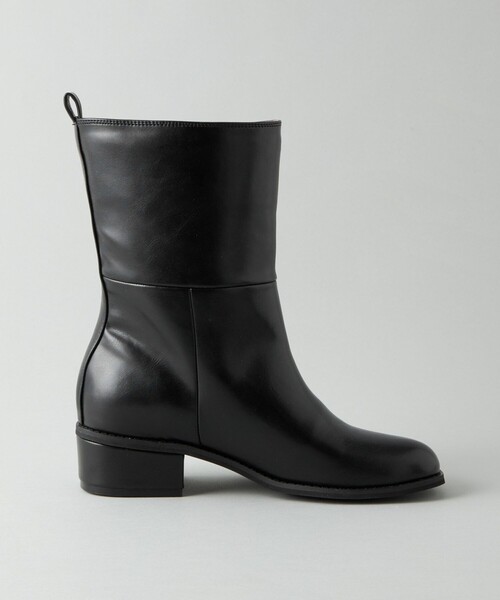 CITEN(シテン)の「<CITEN>ワイドスクエアトゥショートブーツ(ブーツ・レディース・ブラック・S/M/L)」の10枚目の写真