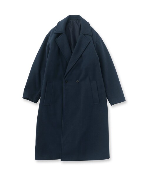 tk.TAKEO KIKUCHI（ティーケータケオキクチ）の「◆テックメルトンチェスターコート（チェスターコート・レディース・チャコールグレー/ブラック/ライトグレー/ブルー系その他・66）」の5枚目の写真