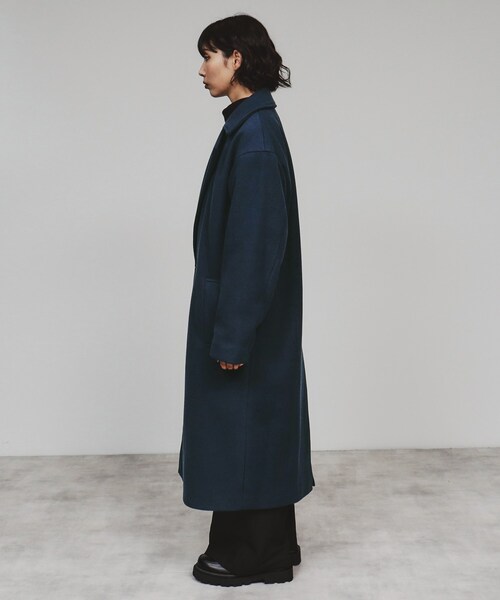 tk.TAKEO KIKUCHI（ティーケータケオキクチ）の「◆テックメルトンチェスターコート（チェスターコート・レディース・チャコールグレー/ブラック/ライトグレー/ブルー系その他・66）」の7枚目の写真